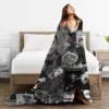 Super Soft Blankets Camping Plk Photo Bedding Throws Kpop Music Singer Flannel Bedspread Couch Chair Novelty Sofa Bed Cover 3