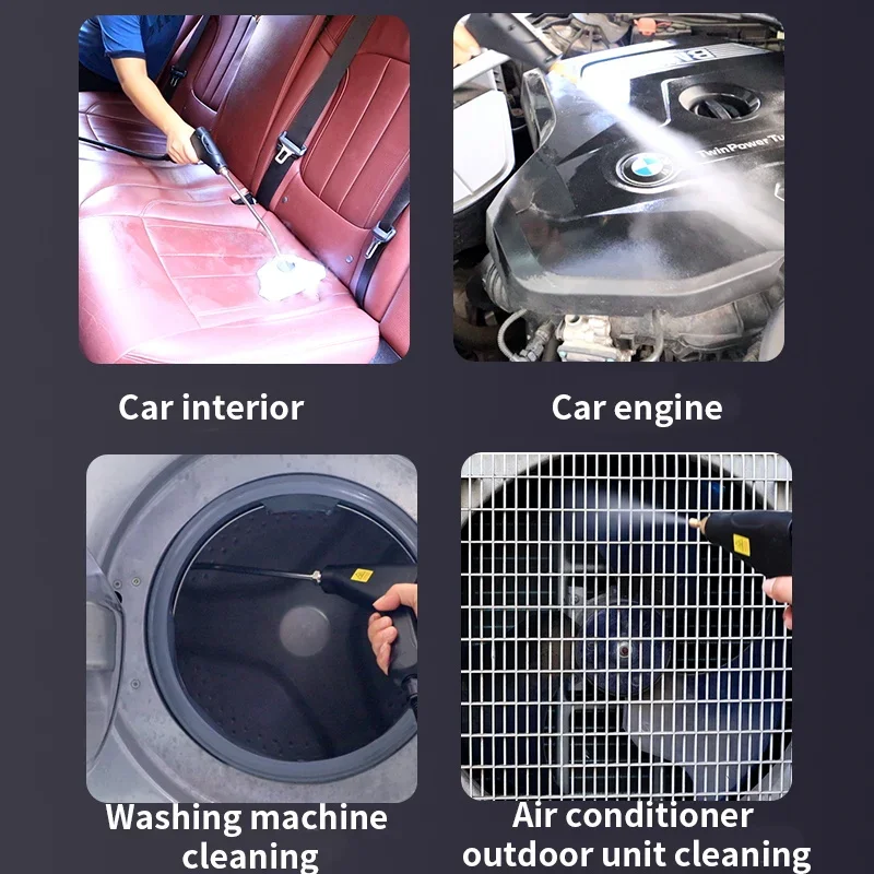 Electric Steam Cleaner High Temperature Sterilization Air Conditioning Kitchen Hood Car Cleaning Machine 110V US /220V EU Plug 5