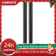 

CAMVATE 2pcs Aluminum Anodized 15mm 20cm M12 Rod for DSLR Matte Box Follow Focus Monitor Shoulder Mount Rig C1089