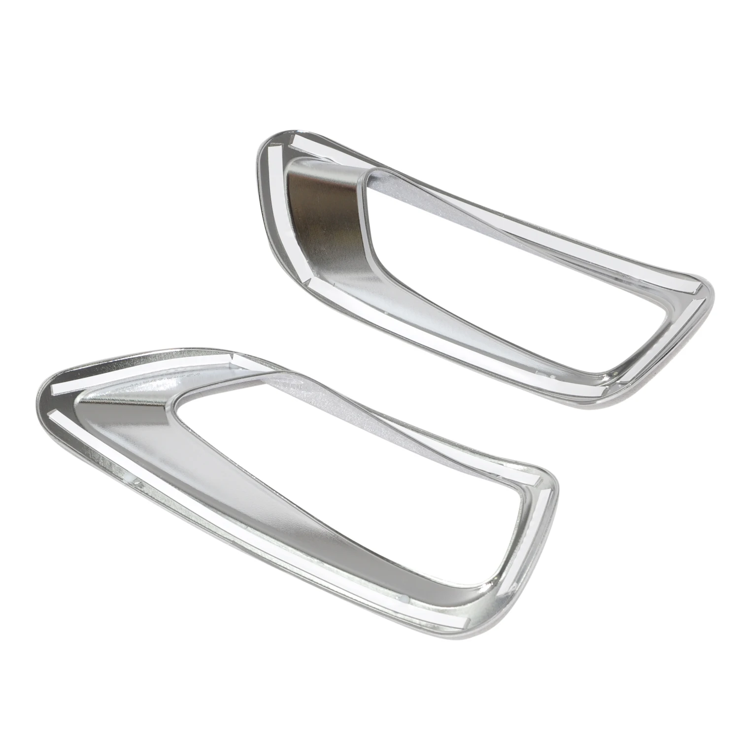 Chrome Rear Fog Light Cover Tail Lamp Trim Rim For Jeep Compass 2011 2012 2013 2014 2015