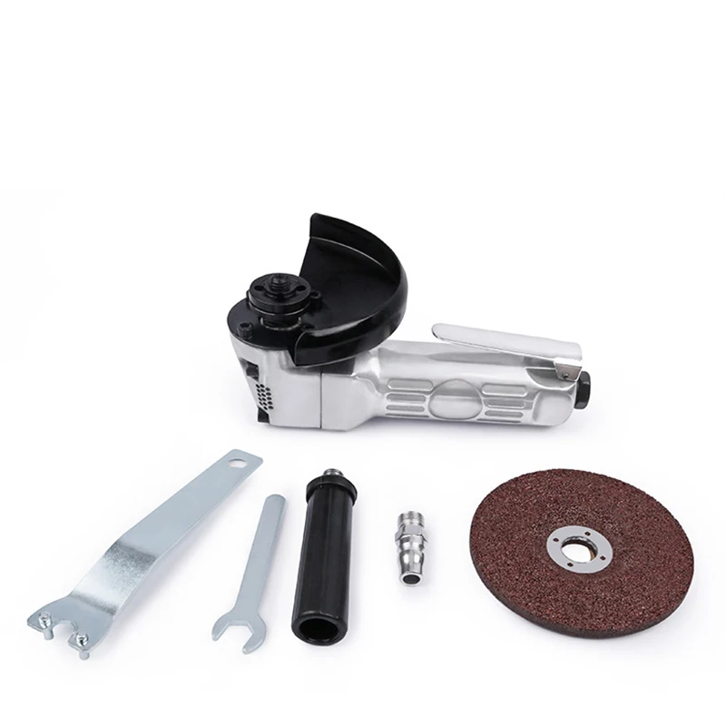 4" Pneumatic Air Angle Sander Angle Grinder Polishing Machine, 5-10mm Air Inlet, 6csfm, 0.8 Mpa, 10000 RPM Polishing Sander