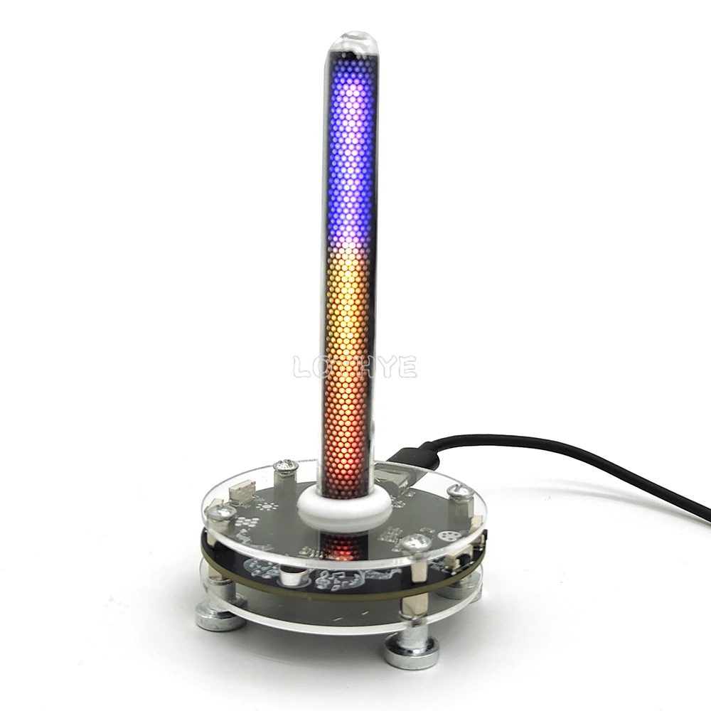 멀티 모드 쿨 LED 음악 스펙트럼 픽업 리듬 음성 제어 5V 멀티 컬러 테마 조절 가능 밝기 감도 조절 가능
