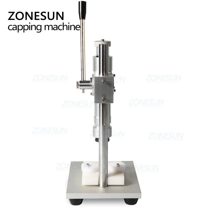 ZONESUN Manual Crimping Machine Perfume Crimper Capper Metal Collar Cap Press Capping Machine Spray Crimper Seals ZS-TYG2 6