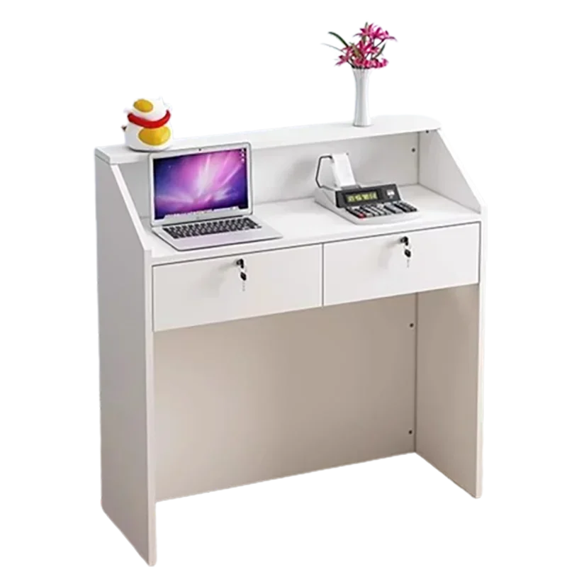 Hairdressing Reception Furniture Customer Center Clothing Store Display Table Beauty Salon Recepcion Beauty Salon Exhibitor Bar