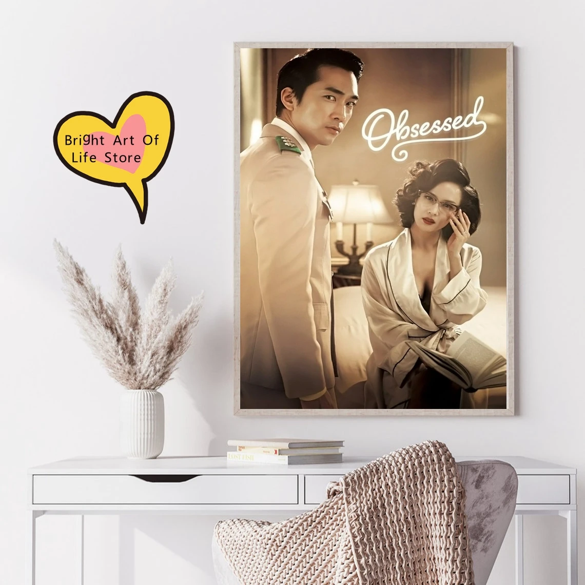 

Obsessed (2014) Movie Poster Cover Photo Print Canvas Wall Art Home Decor (Unframed)
