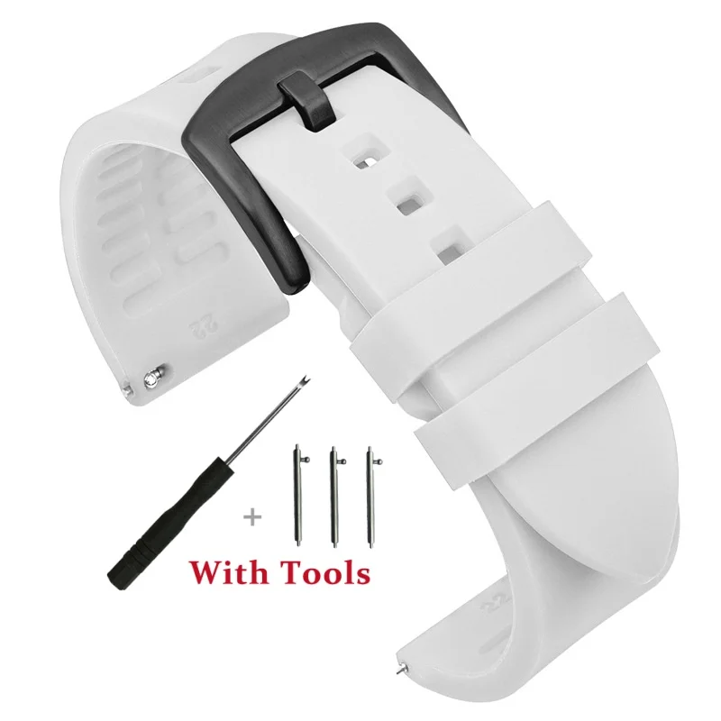 Quick Release Silicone Watch Strap - Universal Waterproof Bracelet Accessory