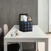 Modern Tissue Box Holder Square,Napkin Holder Pumping Paper Case Dispenser,Facial Tissue Box Cover for Home Bathroom Office Desk 6