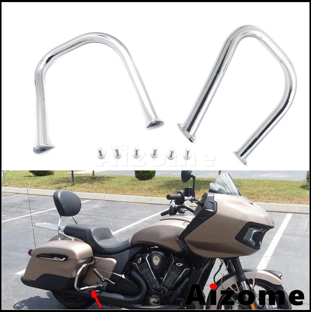 

Motorcycle Saddlebag Crash Engine Bars For Indian Chief Challenger Chieftain Springfield Roadmaster Classic Dark Horse 2014-2021