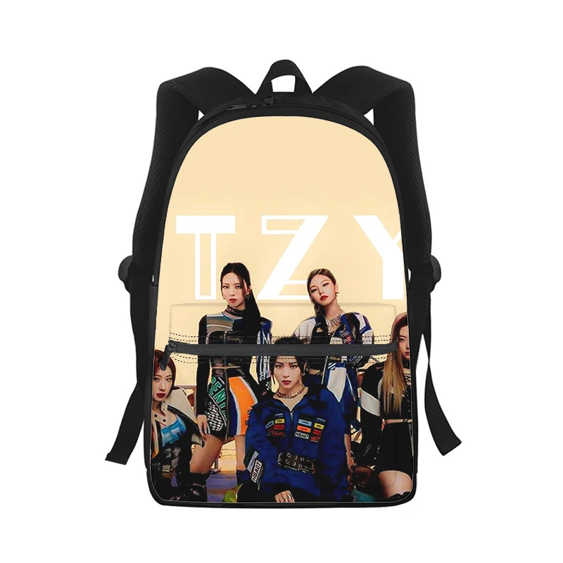 KPOP ITZY Men Women Backpack 3D Print Fashion Student School Bag Laptop Backpack Kids Travel Shoulder Bag