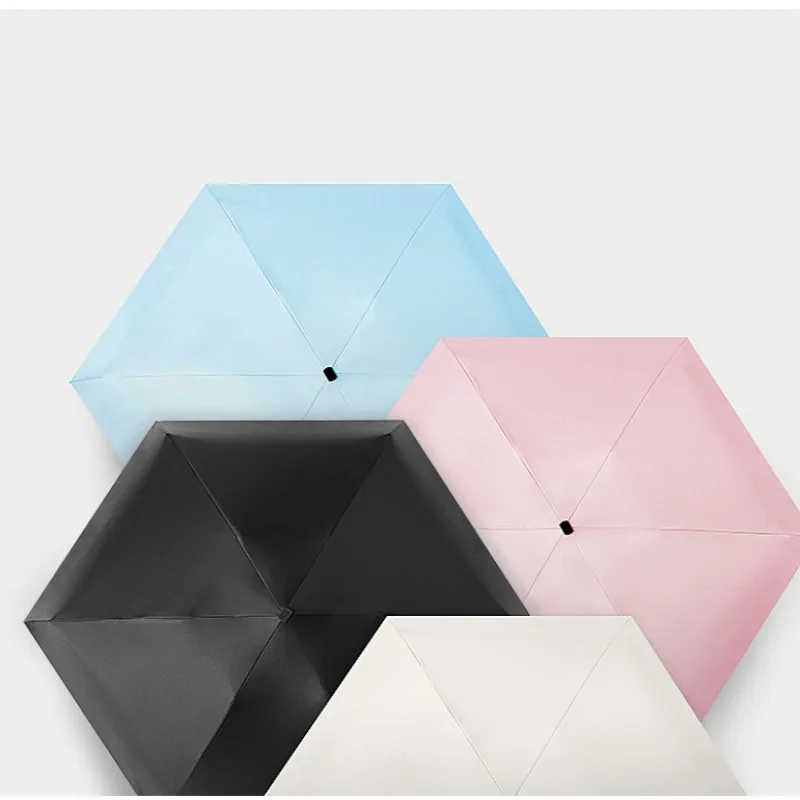 Car Ultra-light Mini Pocket Umbrella UV Protection Rainproof Windproof Lightweight Folding Portable Umbrella Car Accessories