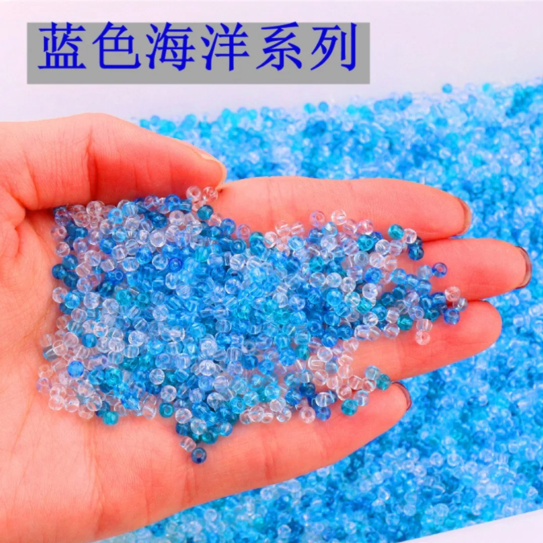 Vibrant Oling Transparent Glass Seed Beads for DIY Jewelry and Accessories