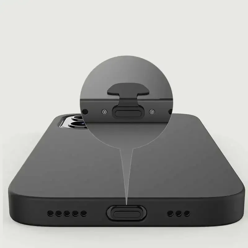 10/8/1PCS Charging Port Anti-Dust Dirt Plug for IPhone 15 Samsung Type-C Port Protector Silicone Dustplugs Cover Anti-Lost Cap