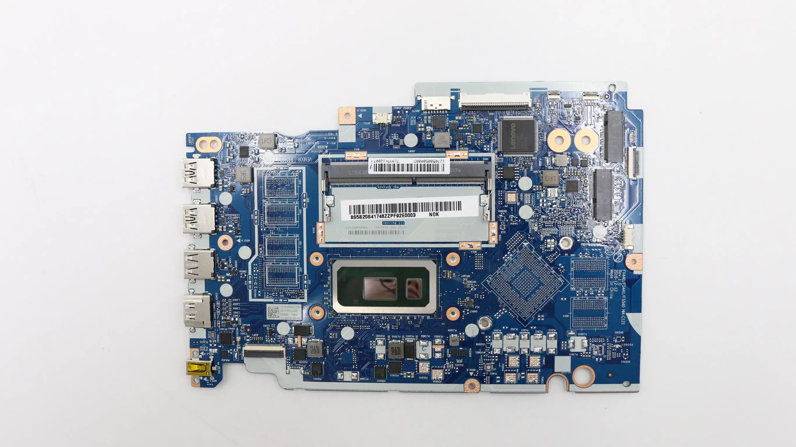 

5B20S41746 для Lenovo ideapad S145-15IWL ноутбука V15-IWL материнская плата для ноутбука 4205U процессор 100% полностью протестирован