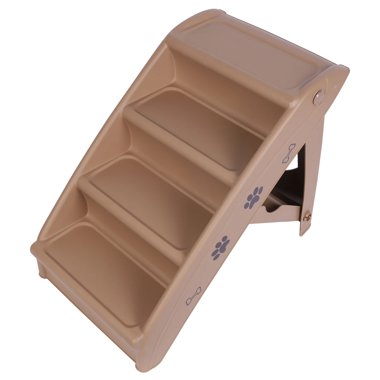 4-Step Pet Dog Stairs Foldable Indoor Pet Steps Non-Slip Dog Stairs Ramp Sofa Ladder Pet Furniture for High Bed Chair Couch Sofa