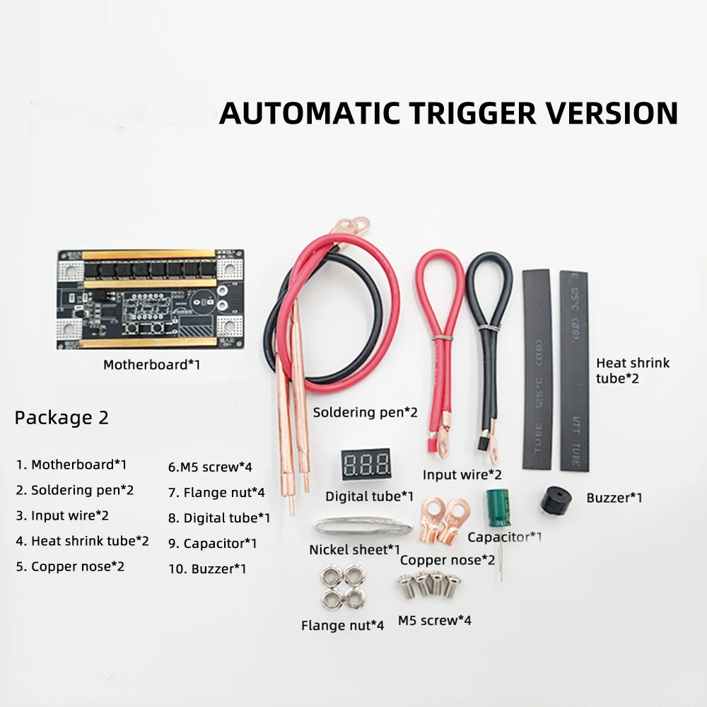 Spot Welder DIY Kit Portable 12V 18650 Lithium Battery Energy Storage Spot Welding Machine PCB Circuit Board Soldering Equipment ac 225 arc welder