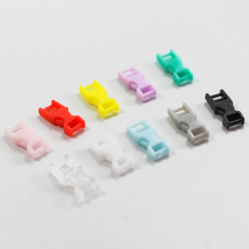 New Wholesale 3mm Smallest Plastic Mini Buckles for Doll Bags Pants Shoes Sew DIY Toy Clothing Decorative Bags Eye-splice Buckle 5