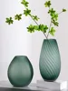 Luxury High-End Large Vase Floor Decoration Living Room Flower Arrangement 2021 New High-End Restaurant Glass Decoration 6
