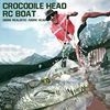 RC Crocodile Head Simulation Boat Remote Control Joke Alligator Decoy 2.4G Electric Toys Summer Water Game Spoof Toys for Boys 6