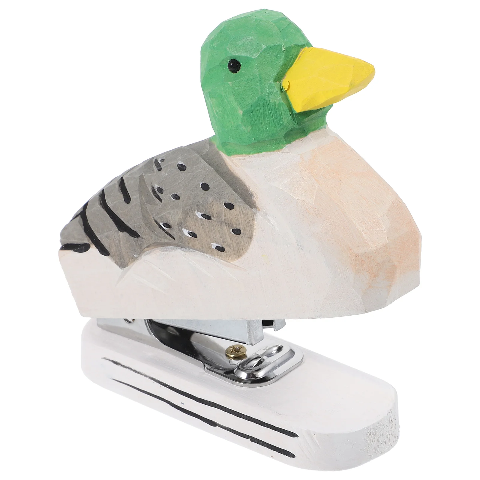 

Male Gifts Wood Animal Ornament Funny Stationery The Paper Tabletop Decor Wooden Stapler Booklet Crafts
