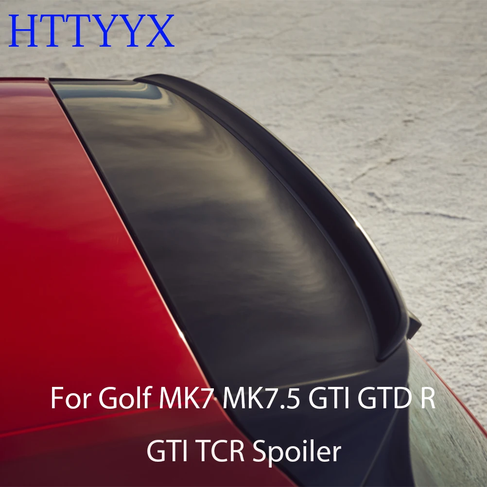 

Fit For Volkswagen For Golf 7 7.5 MK7 MK7.5 GTI GTD R 2013 2014 20105 2016-2020 Gloss Black TCR Style Rear Roof Spoiler Wing