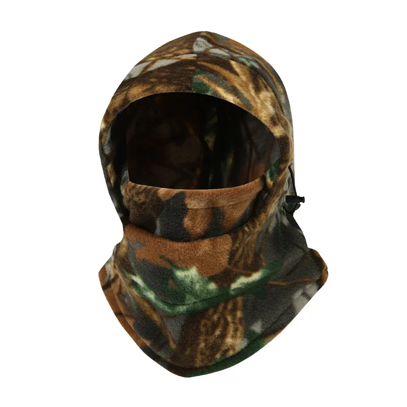 Fishing Hat Sports Caps Polar Fleece Hat Outdoor Fleece Sports Hat Fishing Cycling Hunting Military Tactical Balaclava Men Women Warm Windproof Winter Camping Hiking Cap