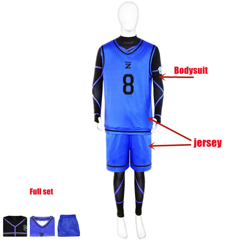 Anime Blue Lock Bachira Meguru Cosplay Costume Football Jersey Sportswear  Uniform Bodysuit Halloween Christmas Party Clothes - Cosplay Costumes -  AliExpress