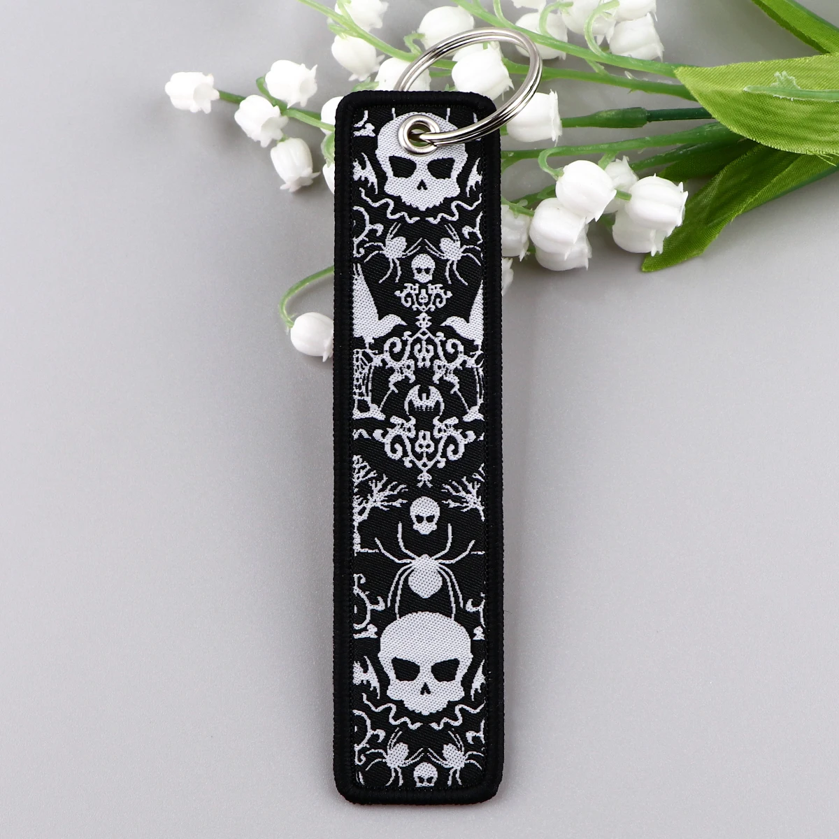 キーホルダー・キーリング NACHE : 25SS / FLOWER TAG KEY RING (2COLORS) キーホルダー・キーリング NACHE : 25SS / FLOWER TAG KEY RING