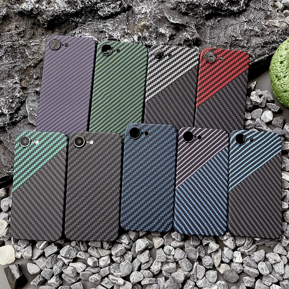 Carbon Fiber Texture Matte Hard Cover - Ultra Thin Shockproof Bumper Case