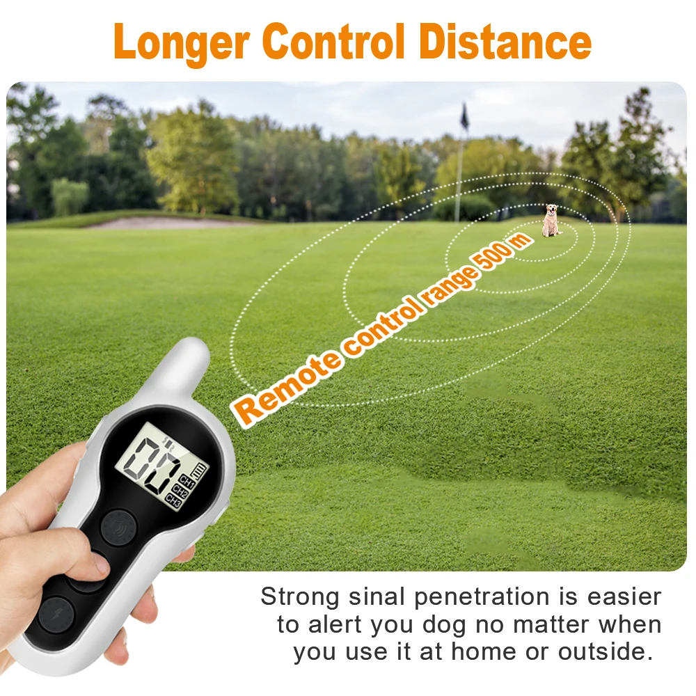 usb pet auto bark-stop coleiras com controle