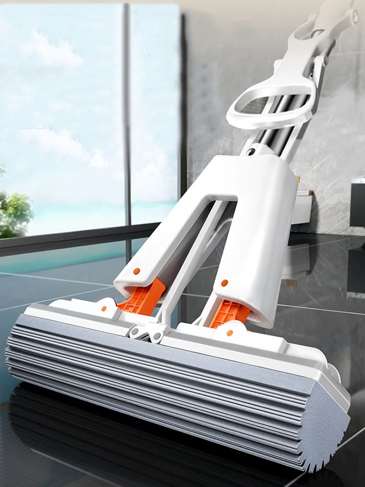 Squeeze Selfdraining Collodion Mop Wood Floor Tiles Spin Household