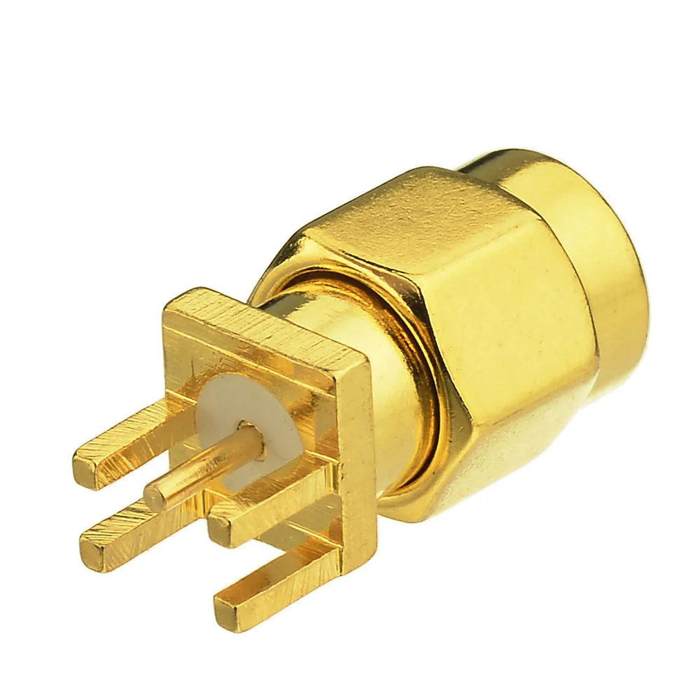 

Superbat SMA End Launch Male Vertical 1.6mm 0.062" PCB Mount RF Coaxial Connector