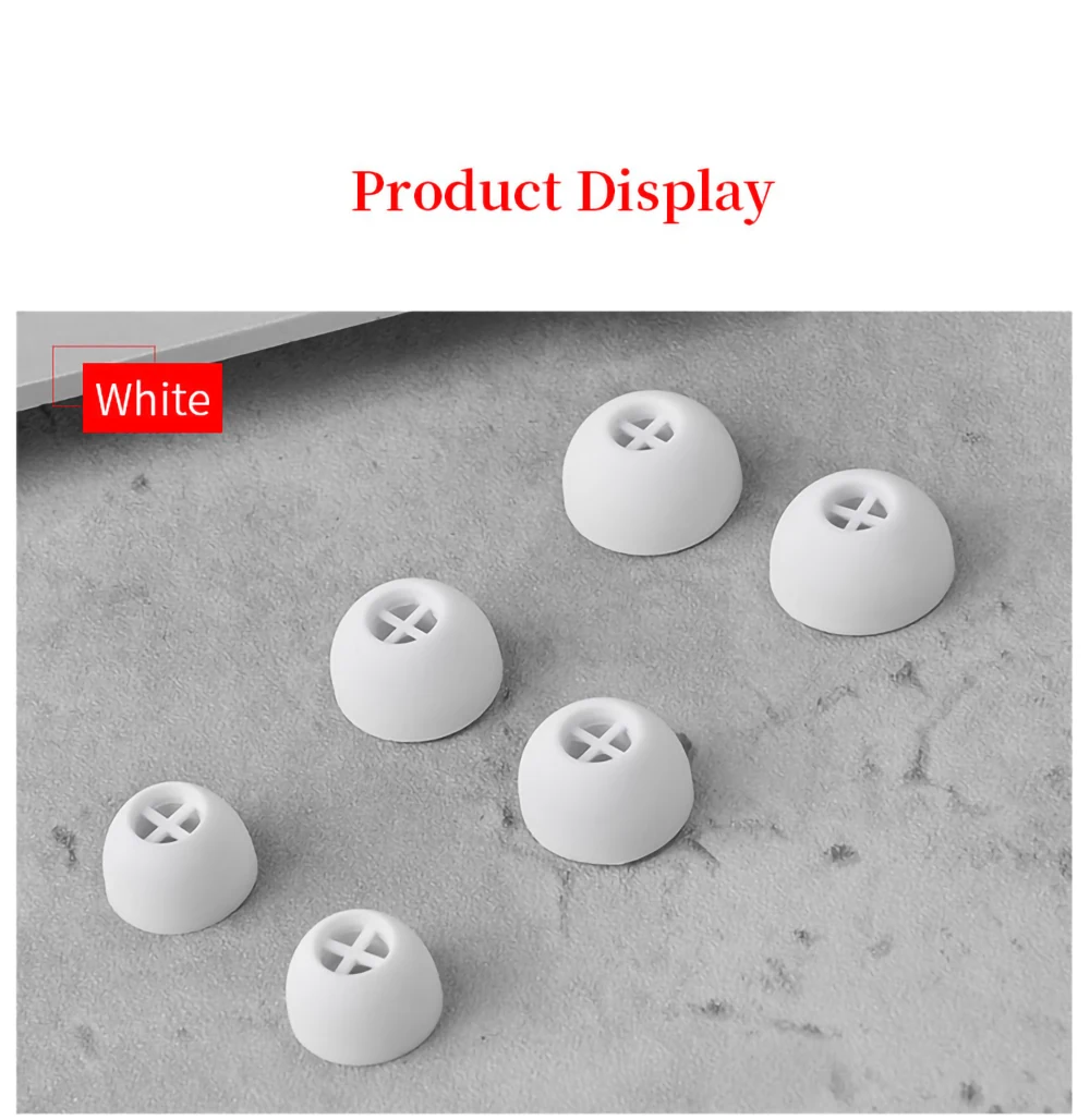 Quality Silicone Ear Tips for Sennheiser CX/CX500BT/MOMENTUM 3/Sport Earbuds Eartips MOMENTUM3 Ture Wireless Earphone Tips 5mm