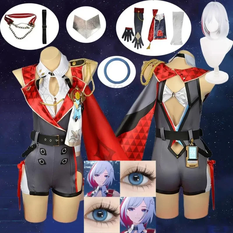 

Honkai Star Rail Men Costumes Halloween Woman Cosplay Wig Topaz Women Adult Wigs Anime Shoes Costume Female Fnaf Girl Male Men's