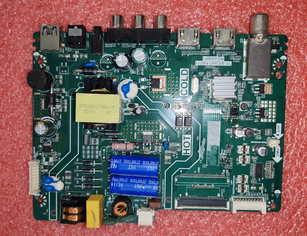 

TP.MS3663.PB771 LED TV three in one motherboard physical photos tested well