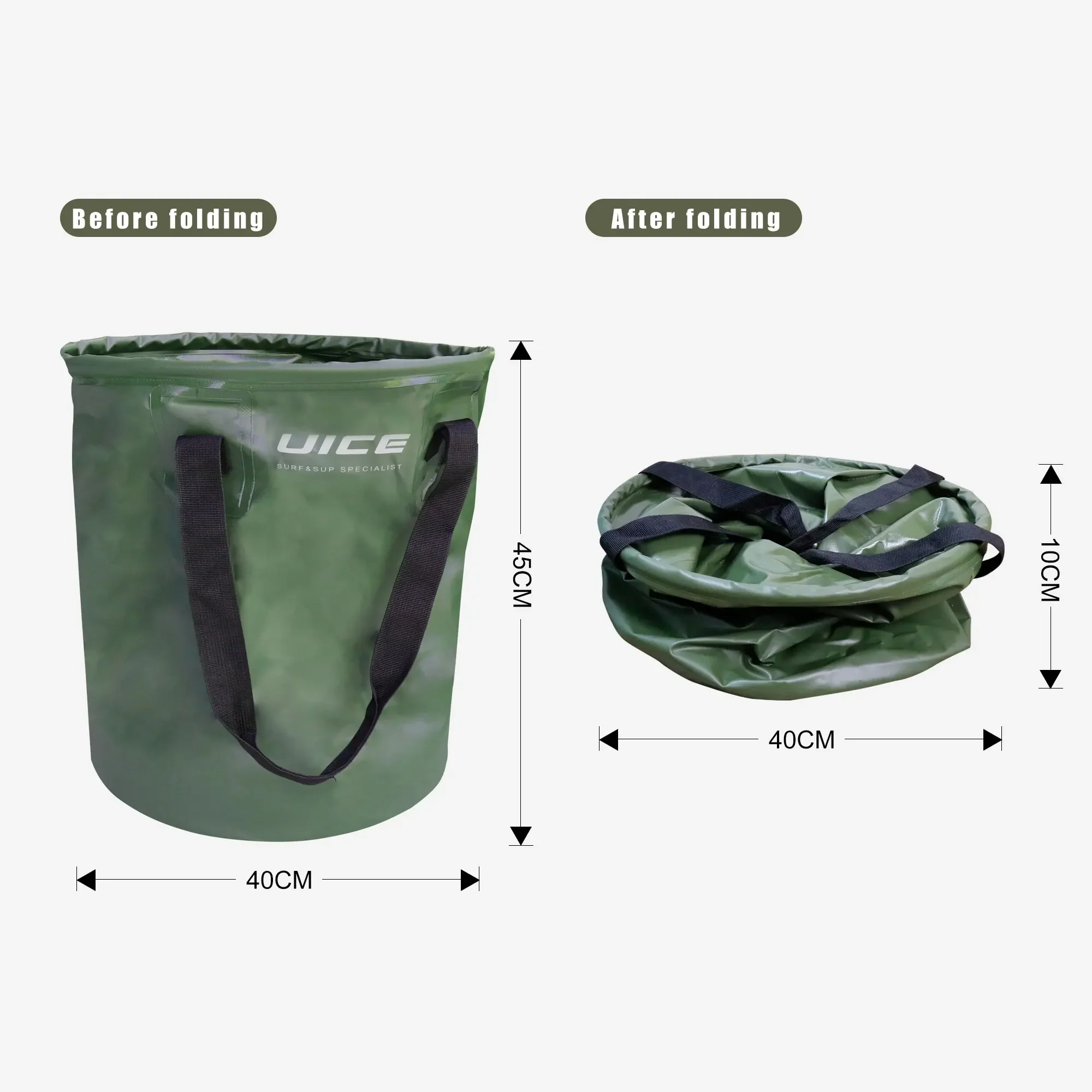 Surfboard Surf Bag Diving Suit Change Bucket Beach Clothes Changing Carrying Bag Outdoor Foldable Storage Wetsuit Changing Mat storage bag swimming bag sports accessory paddle board bag surfboard cover