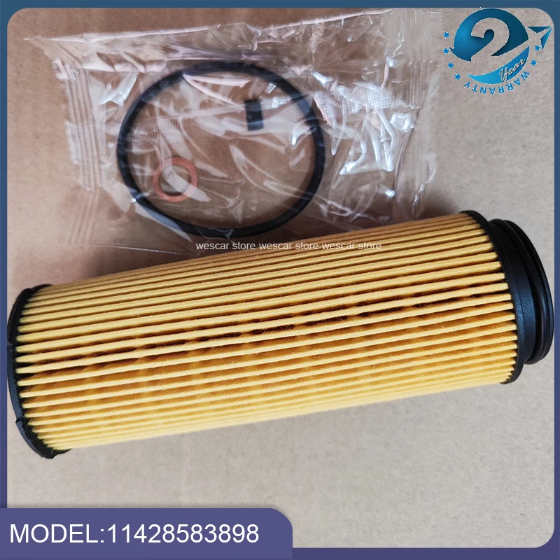 High Quality Oil Filter Set For BMW X3 X4 X5 X6 X7 F20 F21 F22 F23 F30 F31 F32 F34 G20 G12 F36 11428583898 2015