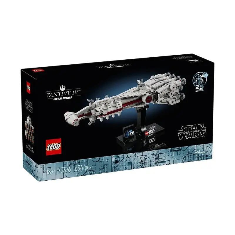 Bloques de construcción de STAR WARS para niños, juguete de ladrillos para armar nave espacial Tandiv IV, serie STAR WARS TM 75376