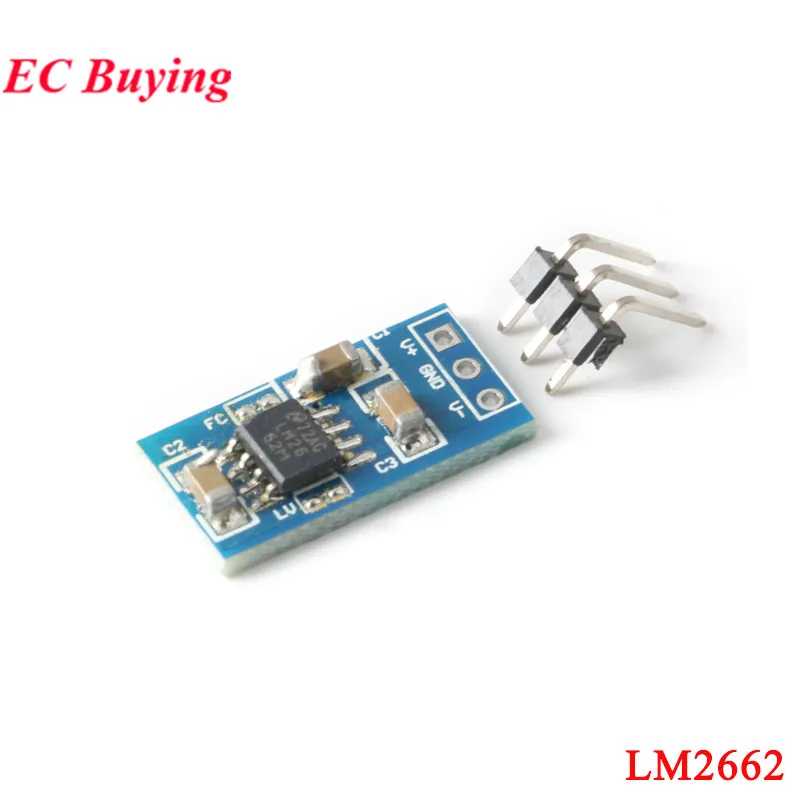 LM7660 LM2662 Switching Regulator Positive to Negative Voltage Converter 1.5-5.5V/10V Voltage Inversion Module Conversion Board