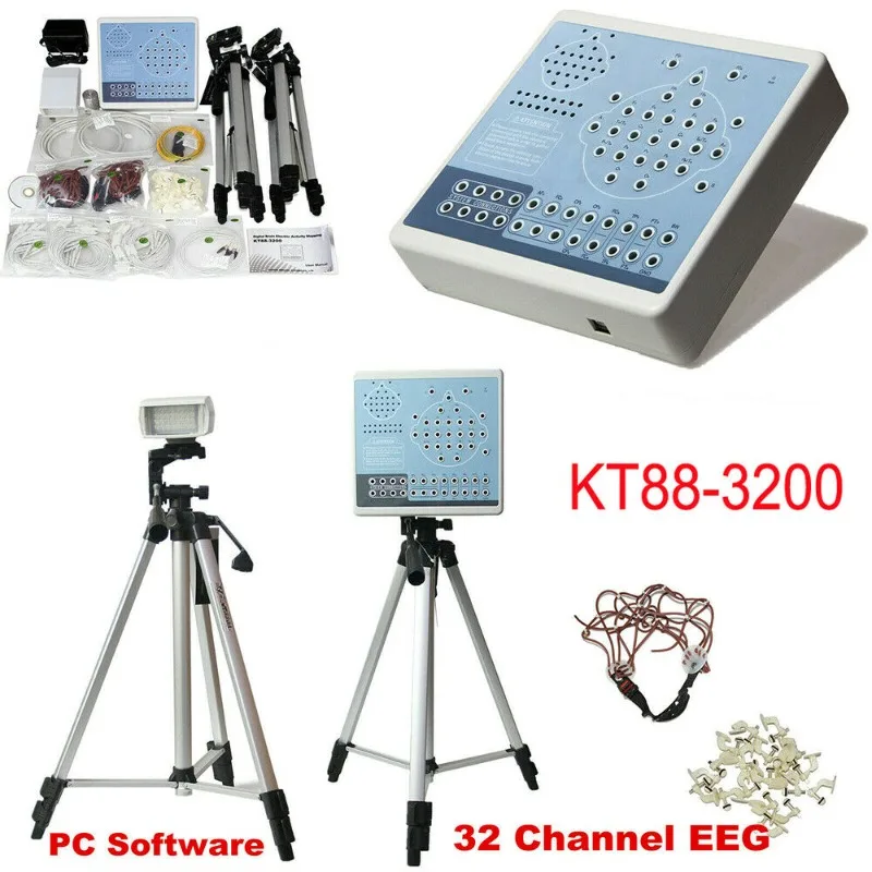 CONTEC KT88-3200 Digital Brain Electric Activity Mapping EEG Machine and Mapping System Free Software