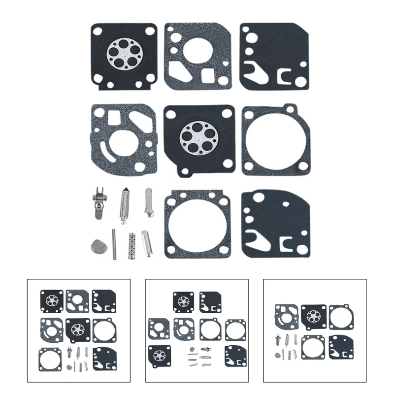 Carburetor Repair Gasket Kit Diaphragms Membrane Replacement Accessories for Zama RB-29 Ryobi 26cc 30cc Blower Trimmer