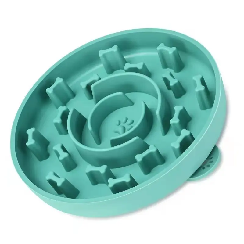 

Pet Slow Eating Dog Bowl Slow Feeder Dog Food Bowl Hard Plastic Dog Slow Feeder Cat Pet Feeder NonSlip Anti Gulping Feeder Bowl