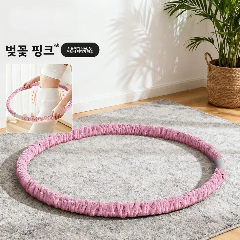 새로운 벨벳 스프링 소프트 벨리팻 버닝 훌라후프 여성용 특수 체중 감량 도구 풀랩 허리에 무해함