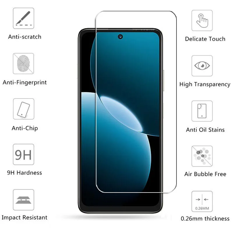 Premium Tempered Glass Screen Protector - Crystal Clear, High-Definition Shield