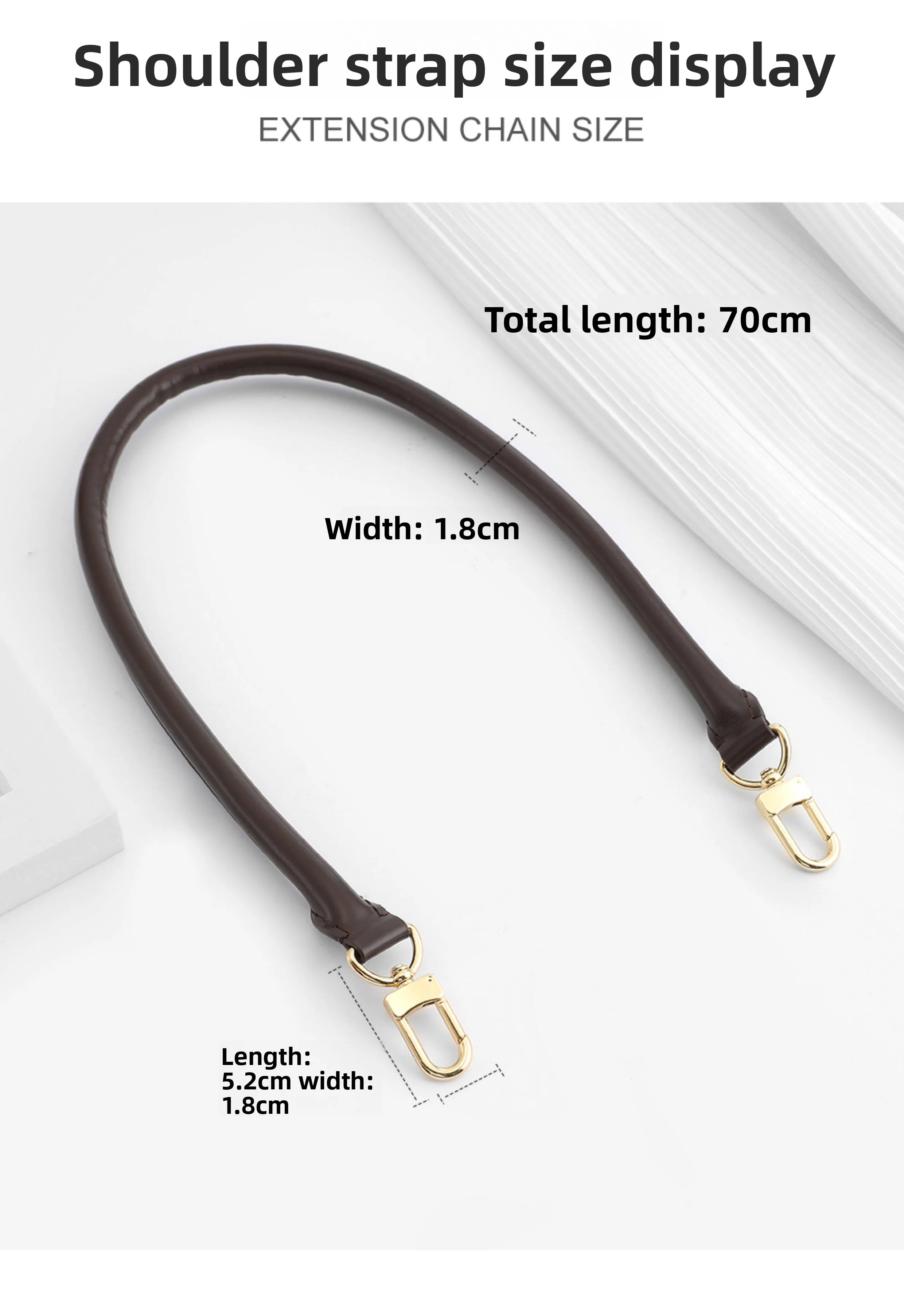 Taschenschultergurt für Speedy20 32 Trunk25, langlebig, modisch, Geschenk, ohne Stanzen, Modifikation, Taschenzubehör – Detail 14