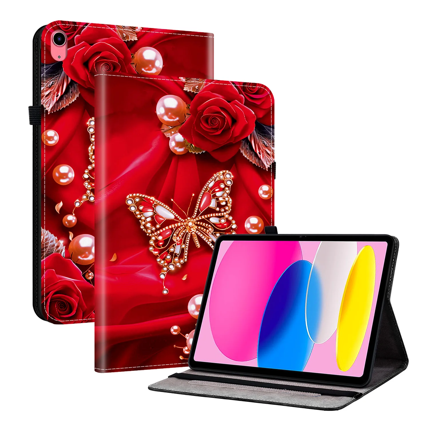 Premium Leather Flip Tablet Case Cover
