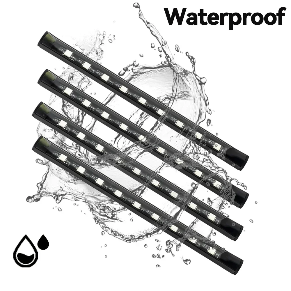 Neon LED Car Foot Light APP Remote Control LED Interior Ambient Lights Auto RGB Multicolor LED Strip Light Atmosphere Decor Lamp