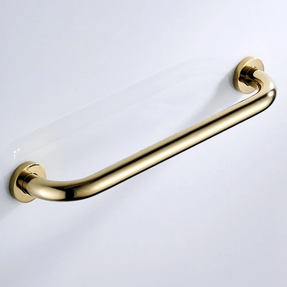 30CM Gold Brass Safety Bathroom Aid Bath Shower Hand Grip Grab Towel-Rail Bar Handle Nzh098