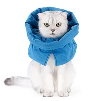 Cat Elizabethan Collar Healing Protective Collar Recovery Collar for After Surgery Adjustable Wound Healing Pet Neck Cone 1