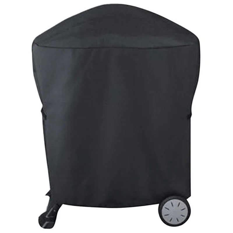 Luda Waterproof Bbq Cover Barbeque Rolling Cart Grill Cover For Weber Q1000 Q2000 Series Protector ,Uv Resistant