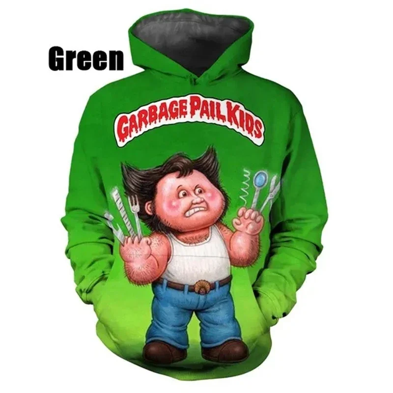 thumbnail image 1 of Nueva sudadera con capucha para niños con estampado 3D de cubo de basura, sudadera con capucha de manga larga para hombre, jersey de gran tamaño, ropa de moda urbana para otoño e invierno, 1 of 4